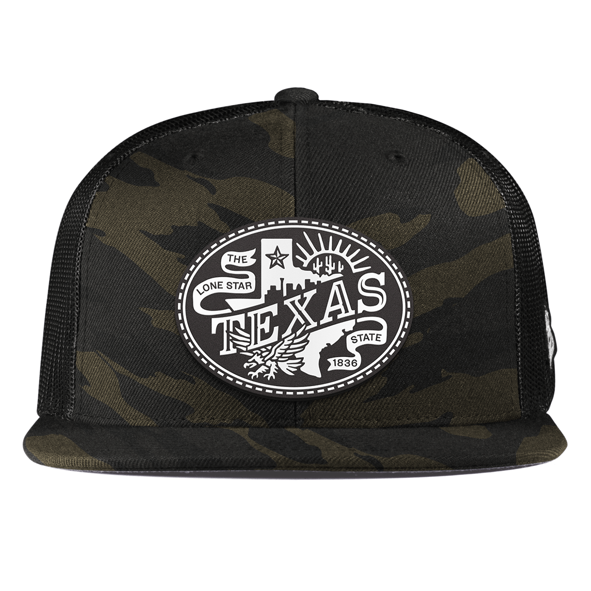 Texas Traveler Flat Trucker Midnight Camo