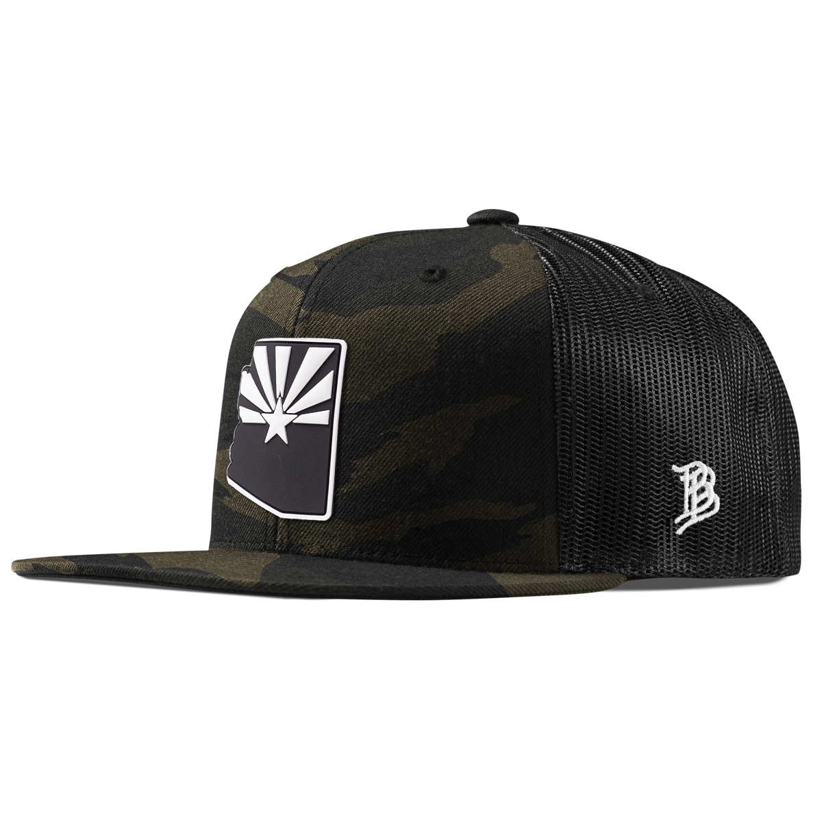 Arizona Vintage Flat Trucker  Midnight Camo