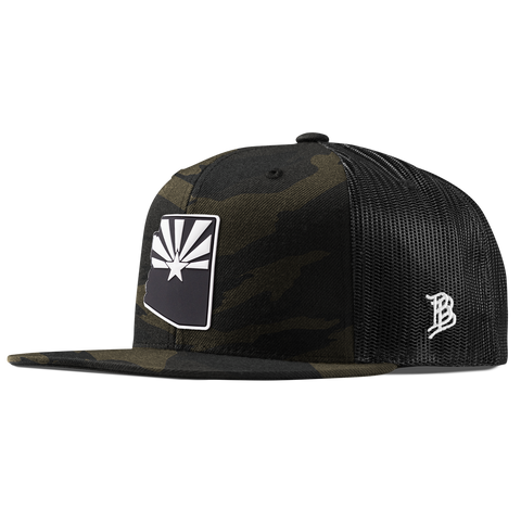 Arizona Vintage Flat Trucker  Midnight Camo