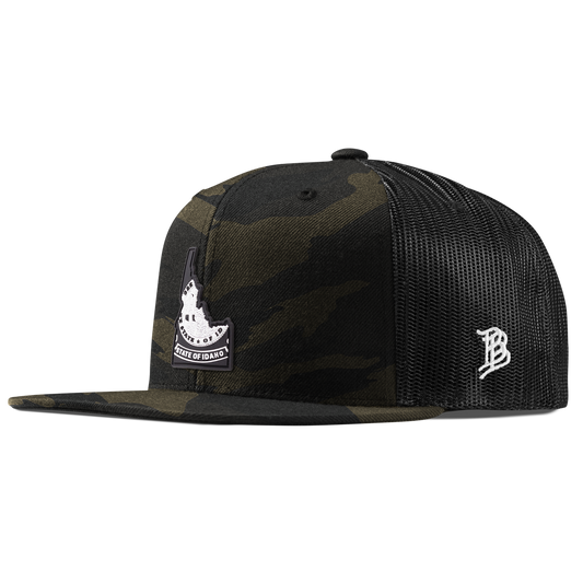 Idaho Vintage Flat Trucker  Midnight Camo