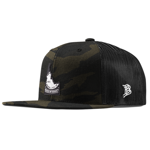Idaho Vintage Flat Trucker  Midnight Camo