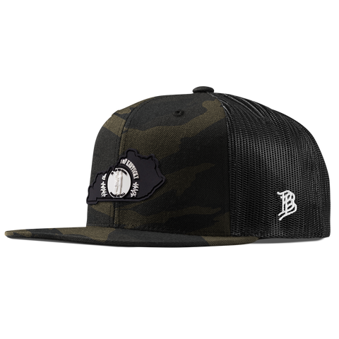 Kentucky Vintage Flat Trucker  Midnight Camo