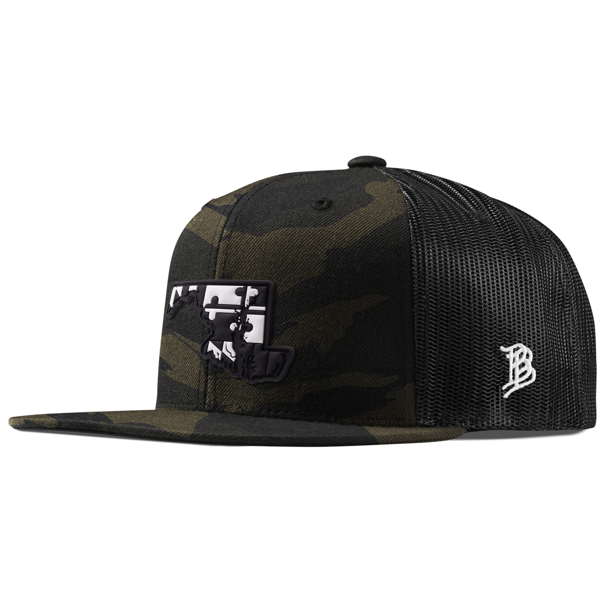 Maryland Vintage Flat Trucker  Midnight Camo