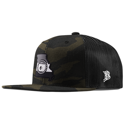 Missouri Vintage Flat Trucker  Midnight Camo