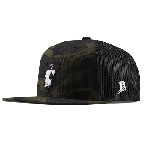Vermont Vintage Flat Trucker  Midnight Camo