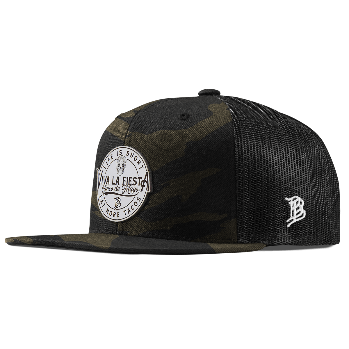 Branded Fiesta Flat Trucker Midnightcamo 