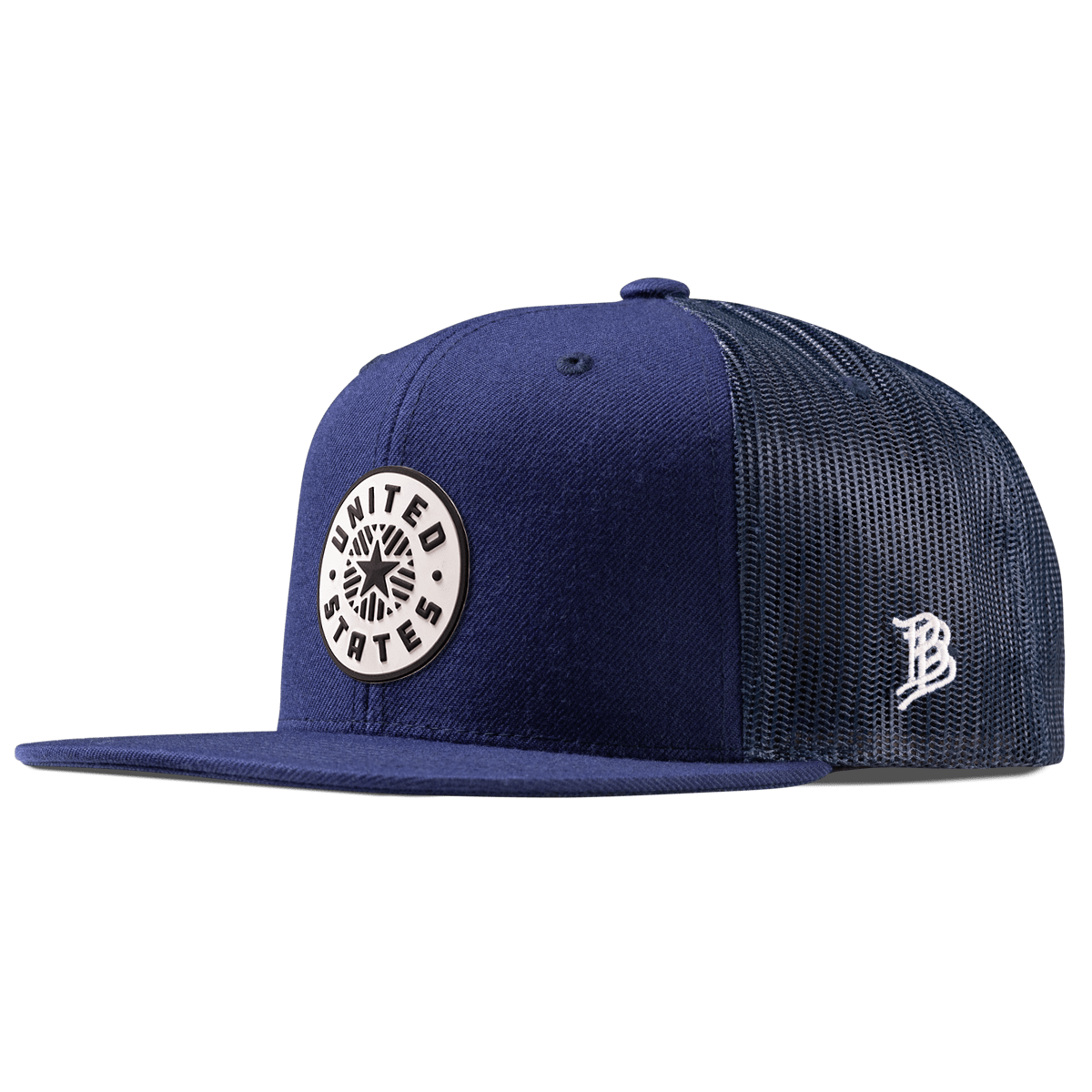 Anthem PVC Flat Trucker Navy
