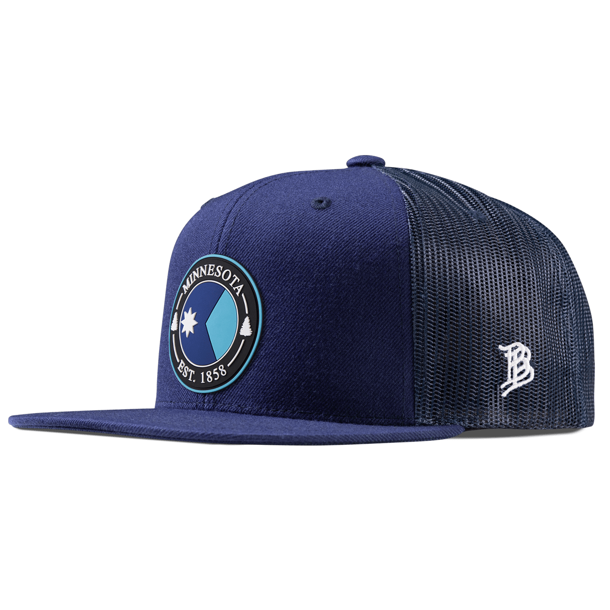 Minnesota Compass Flat Trucker Navy