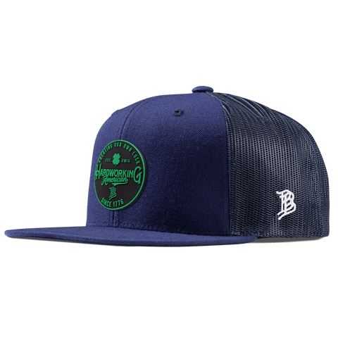 Create Your Luck Flat Trucker Navy