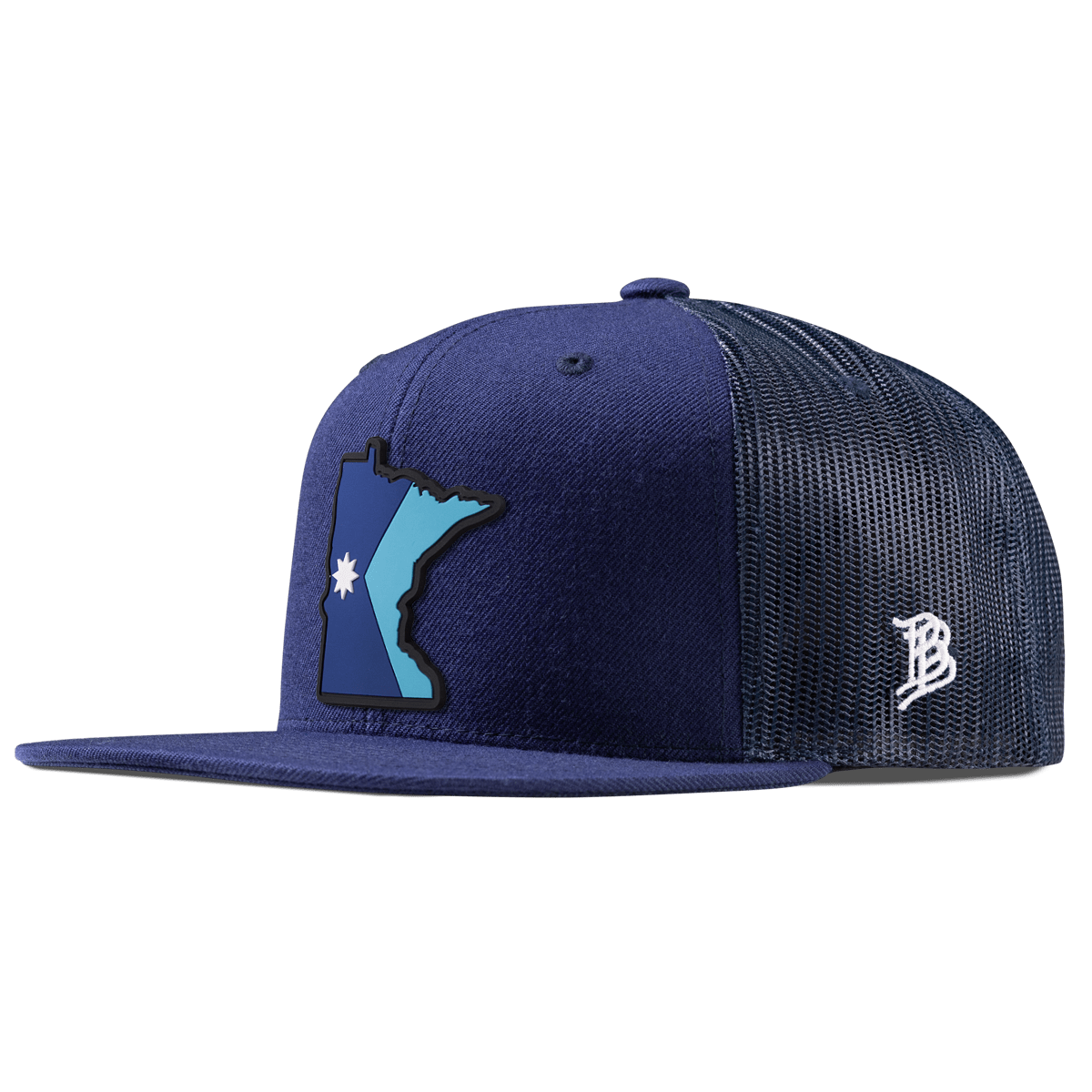 Minnesota 32 PVC Flat Trucker Navy