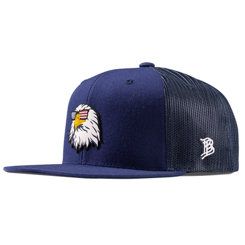 Party Eagle PVC Flat Trucker Navy