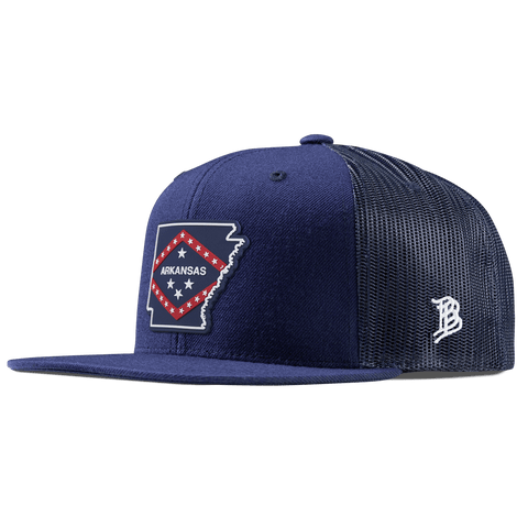 Arkansas Patriot Series Flat Trucker Navy