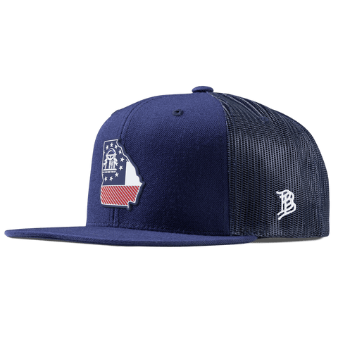 Georgia Patriot Series Flat Trucker Navy