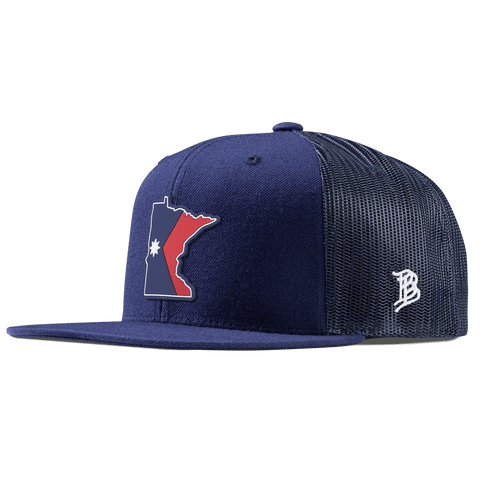 Minnesota Patriot Series Flat Trucker Navy