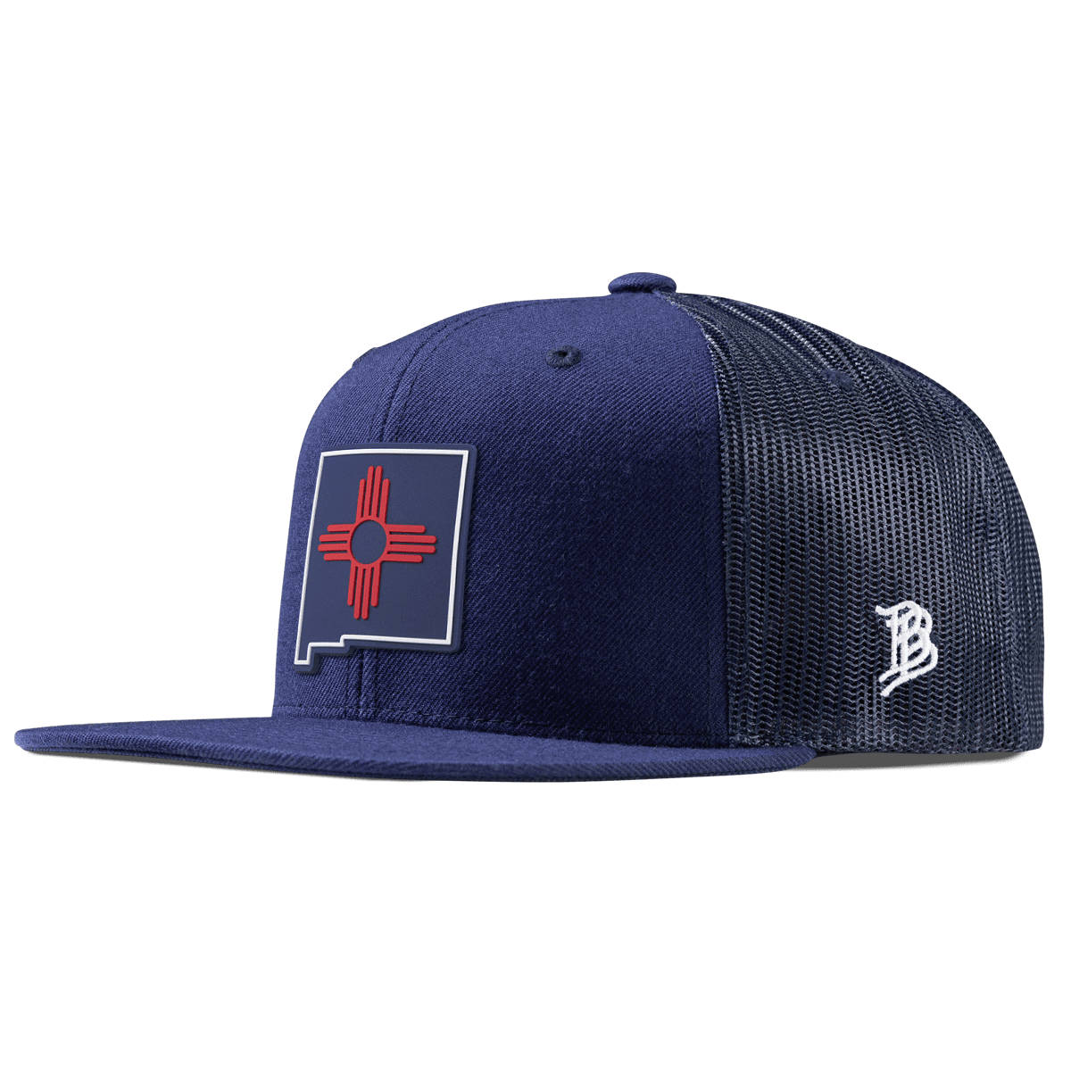 New Mexico Patriot Series Flat Trucker Navy