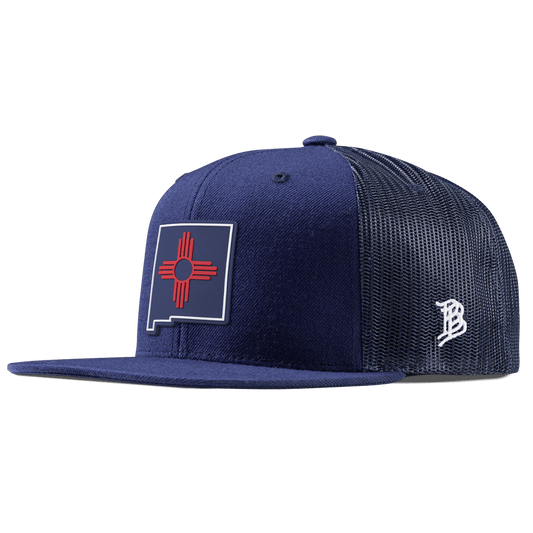 New Mexico Patriot Series Flat Trucker Navy