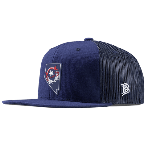 Nevada Patriot Series Flat Trucker Navy