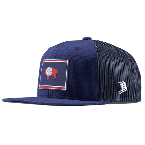 Wyoming Patriot Series Flat Trucker Navy