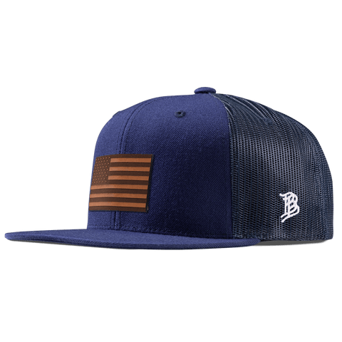 Old Glory Flat Trucker Navy