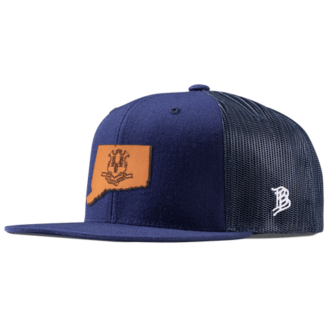 Connecticut 5 Flat Trucker Navy