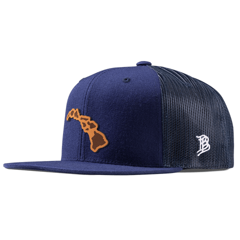 Hawaii 50 Flat Trucker Navy