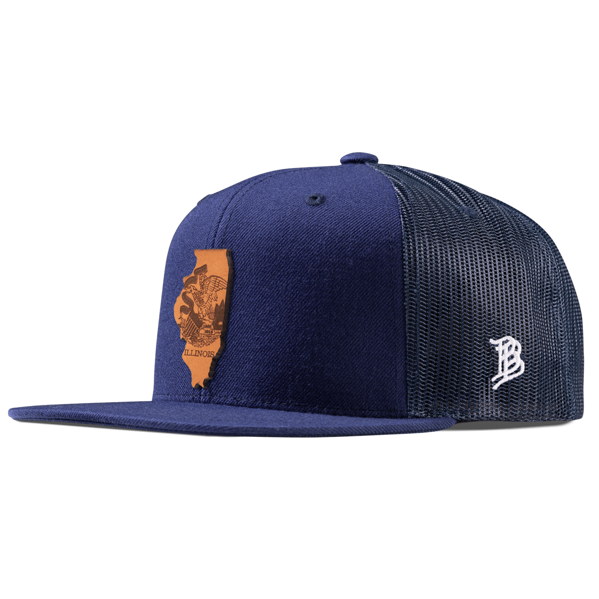 Illinois 21 Flat Trucker Navy