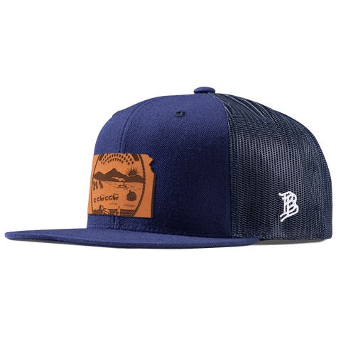 Kansas 34 Flat Trucker Navy