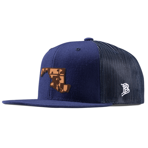 Maryland 7 Flat Trucker Navy