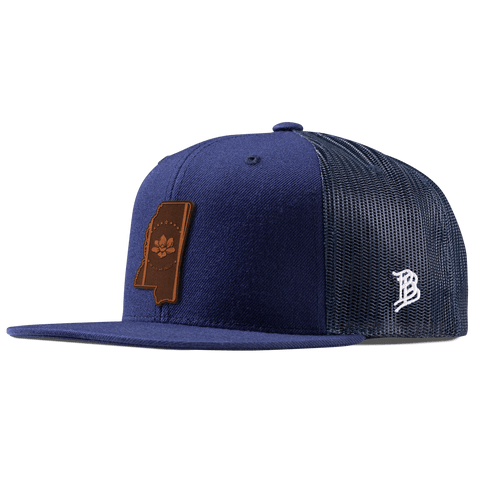 Mississippi 20 Flat Trucker Navy