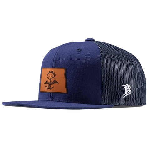 North Dakota 39 Flat Trucker Navy