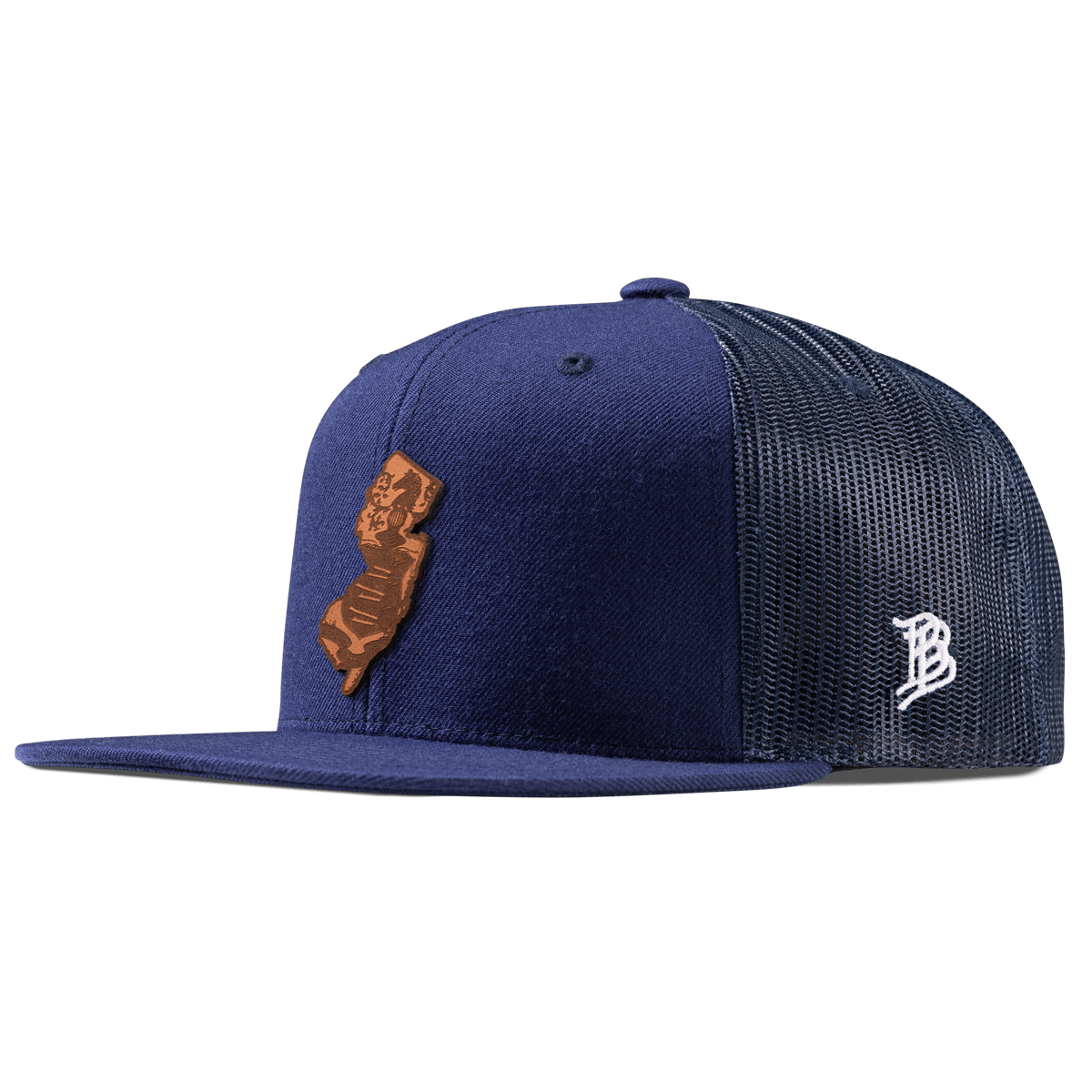 New Jersey 3 Flat Trucker Navy