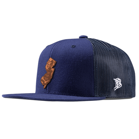 New Jersey 3 Flat Trucker Navy