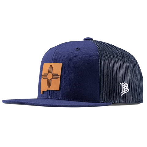 New Mexico 47 Flat Trucker Navy