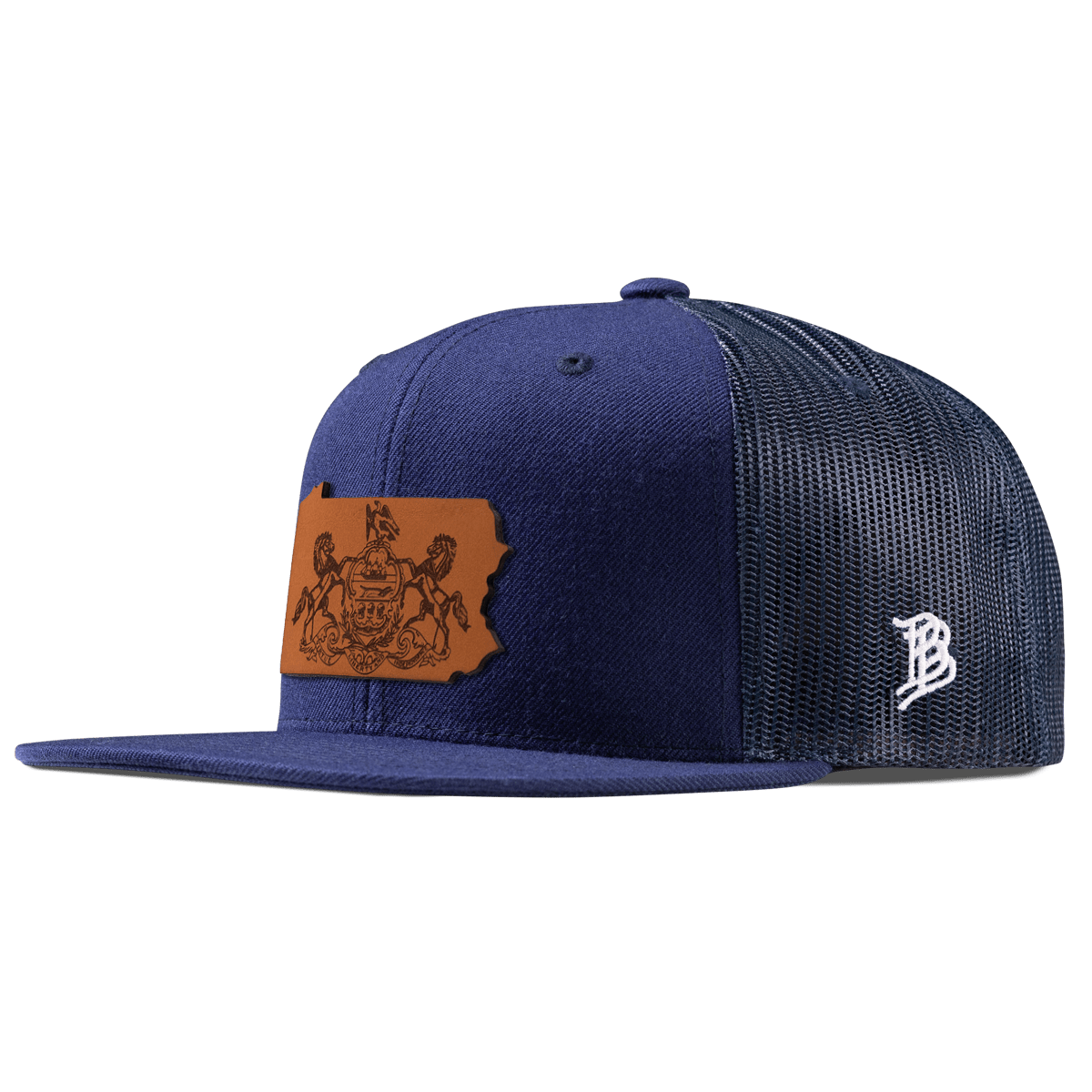 Pennsylvania 2 Flat Trucker Navy