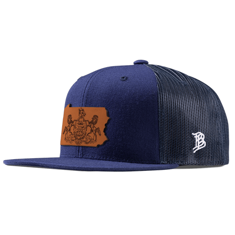 Pennsylvania 2 Flat Trucker Navy