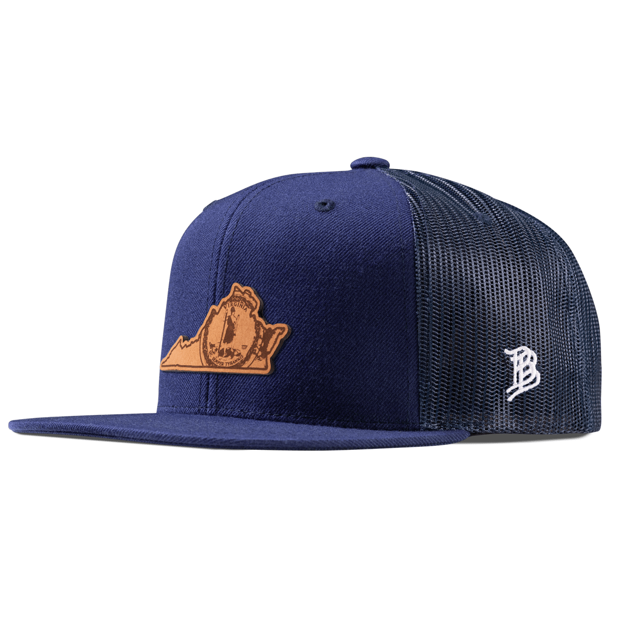 Virginia 10 Flat Trucker Navy