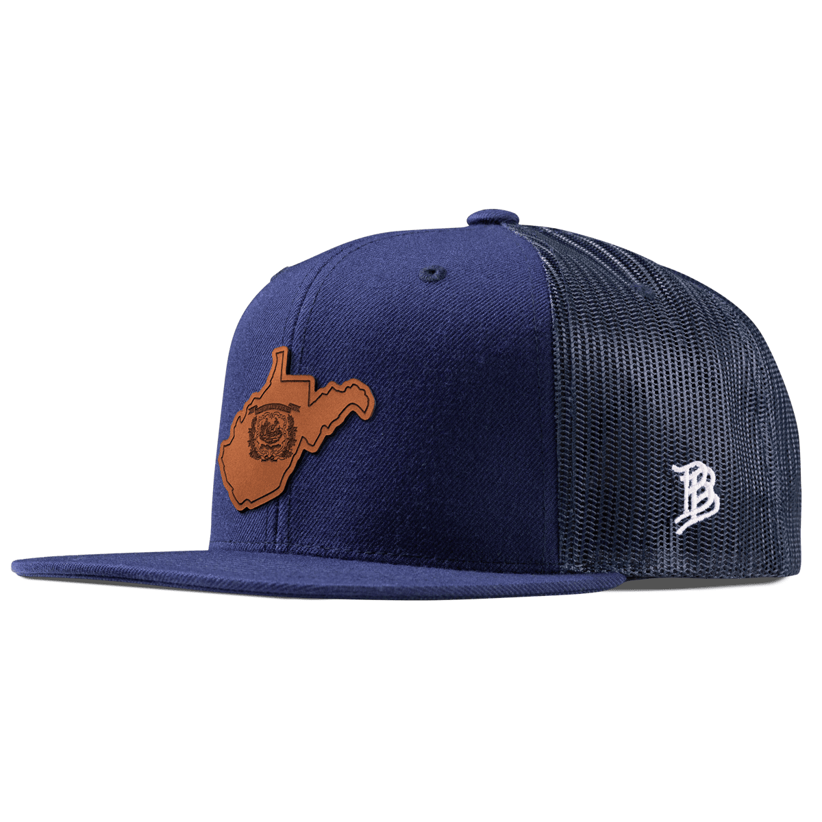 West Virginia 35 Flat Trucker Navy