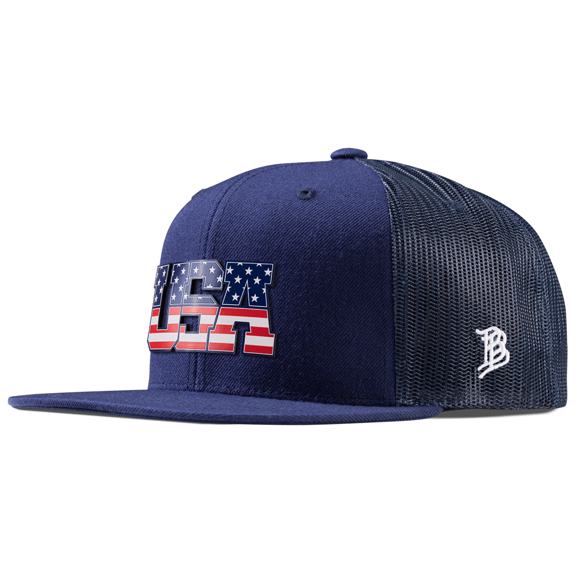 USA Tradition Flat Trucker Navy