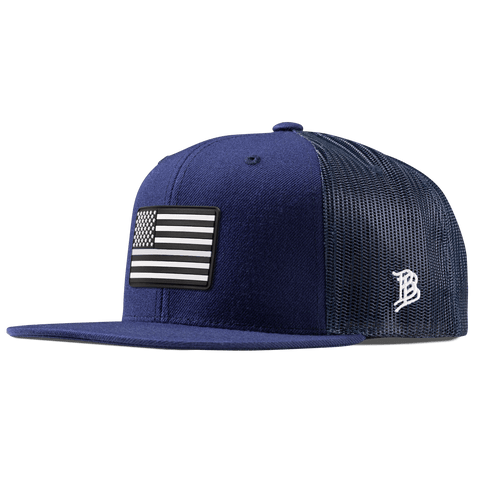 Vintage Old Glory Flat Trucker Navy