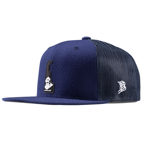 Delaware Vintage Flat Trucker  Navy
