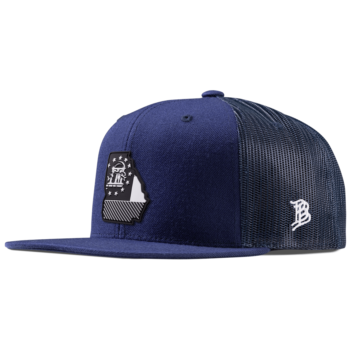 Georgia Vintage Flat Trucker  Navy