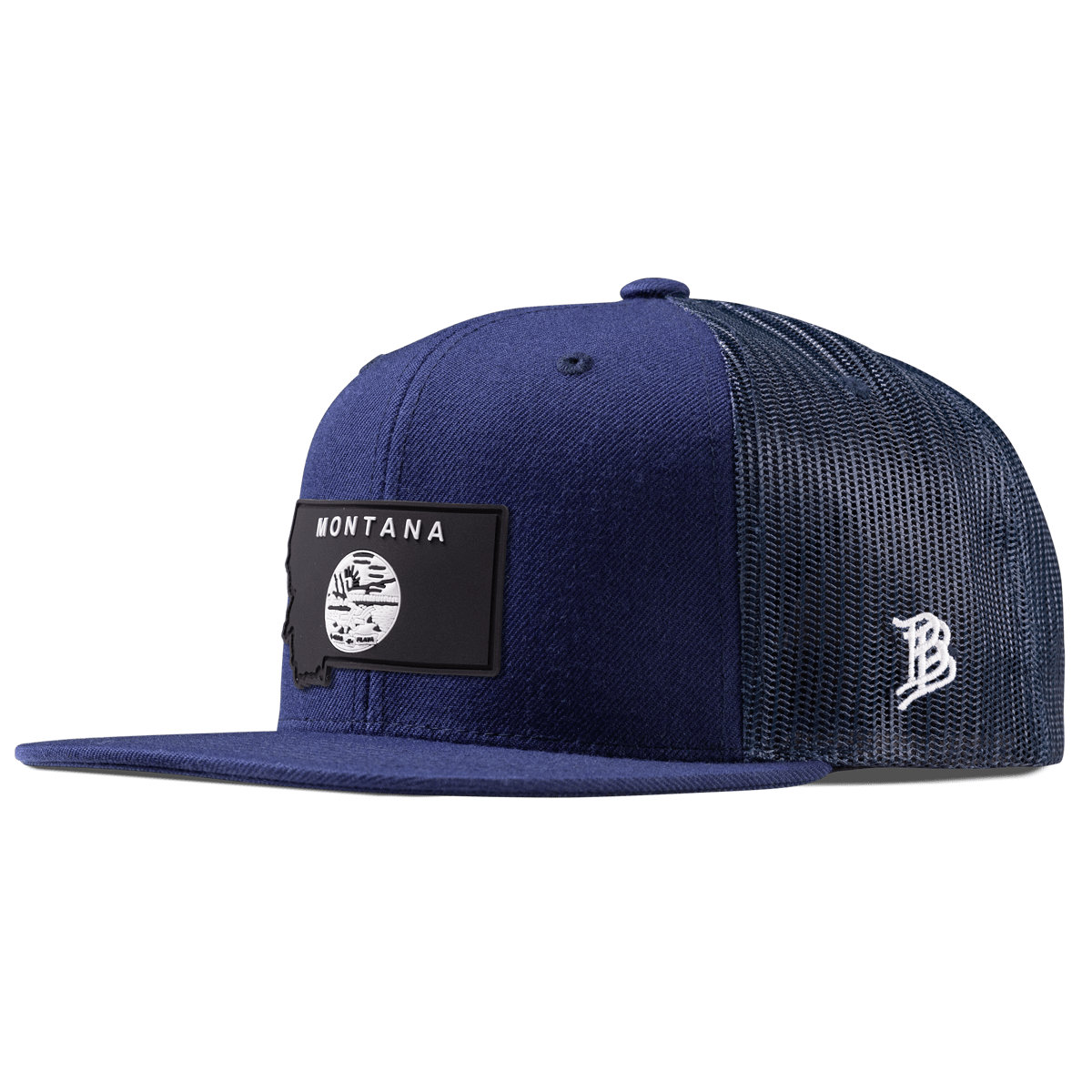 Montana Vintage Flat Trucker  Navy