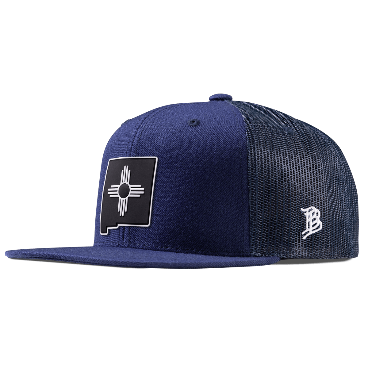 New Mexico Vintage Flat Trucker  Navy