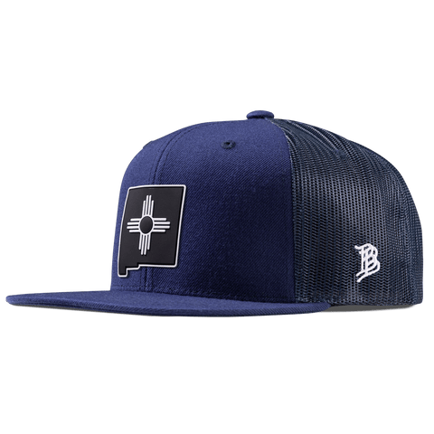 New Mexico Vintage Flat Trucker  Navy