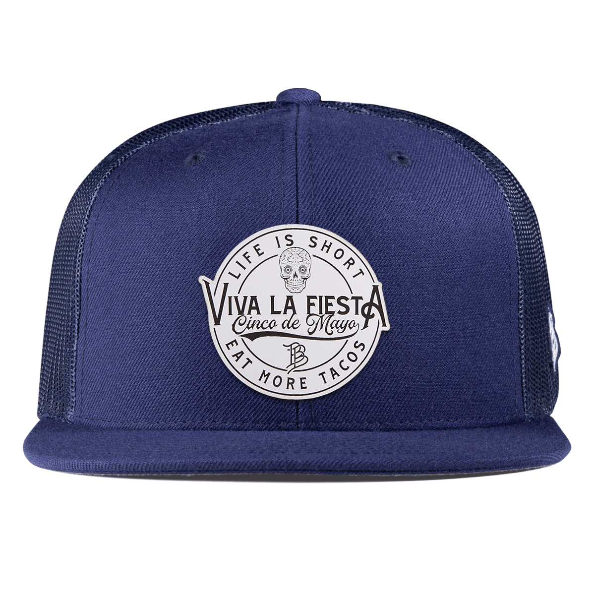 Branded Fiesta Flat Trucker Navy