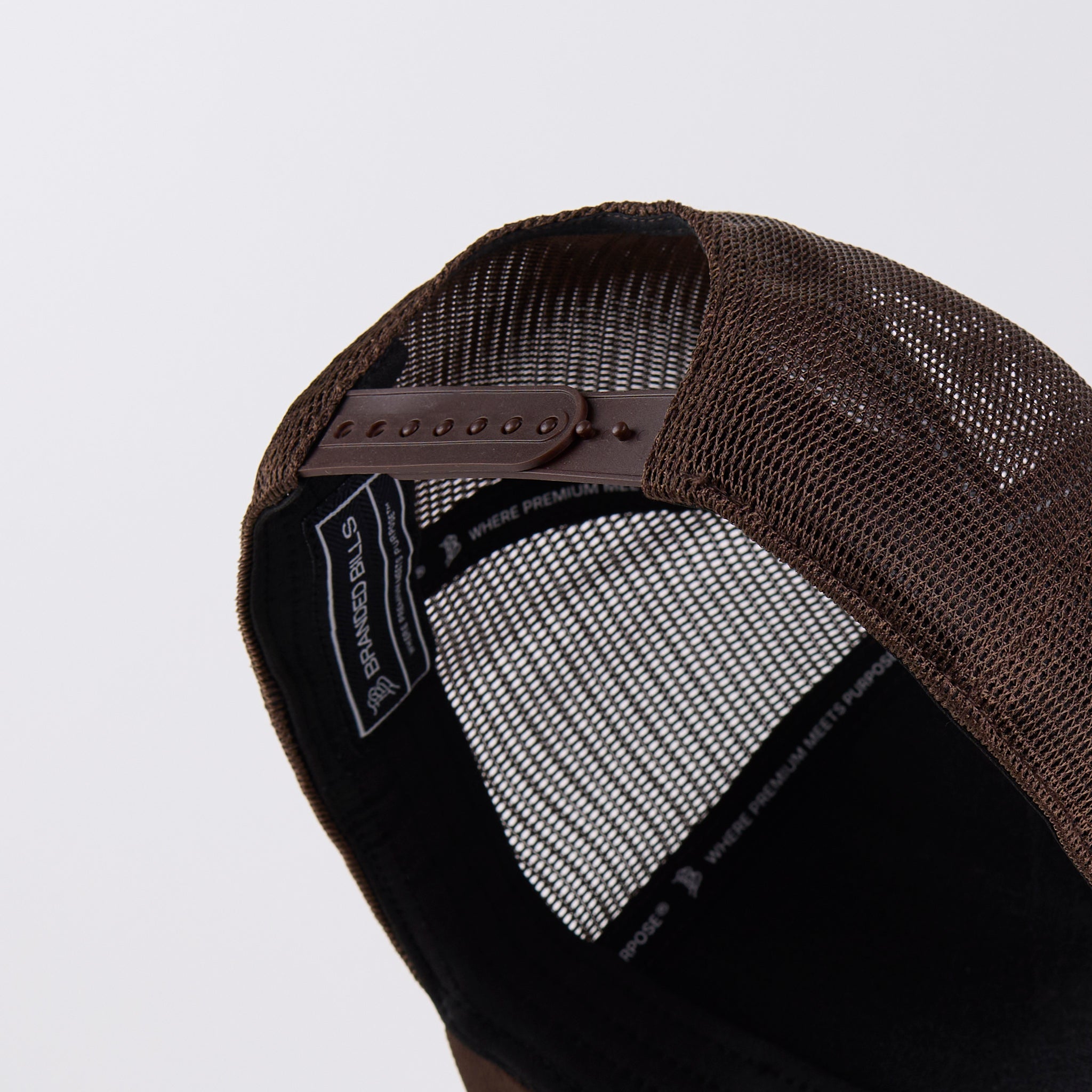 Virginia Timber Camo Patriot Flat 5 Panel Trucker Brown