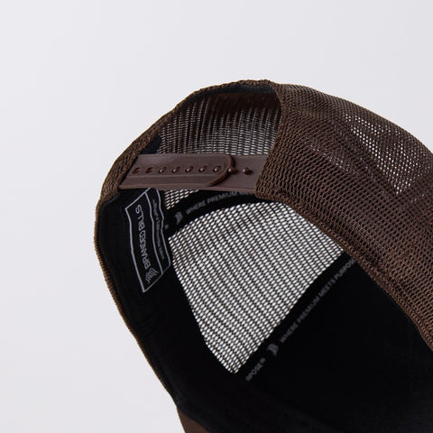 Virginia Timber Camo Patriot Flat 5 Panel Trucker Brown
