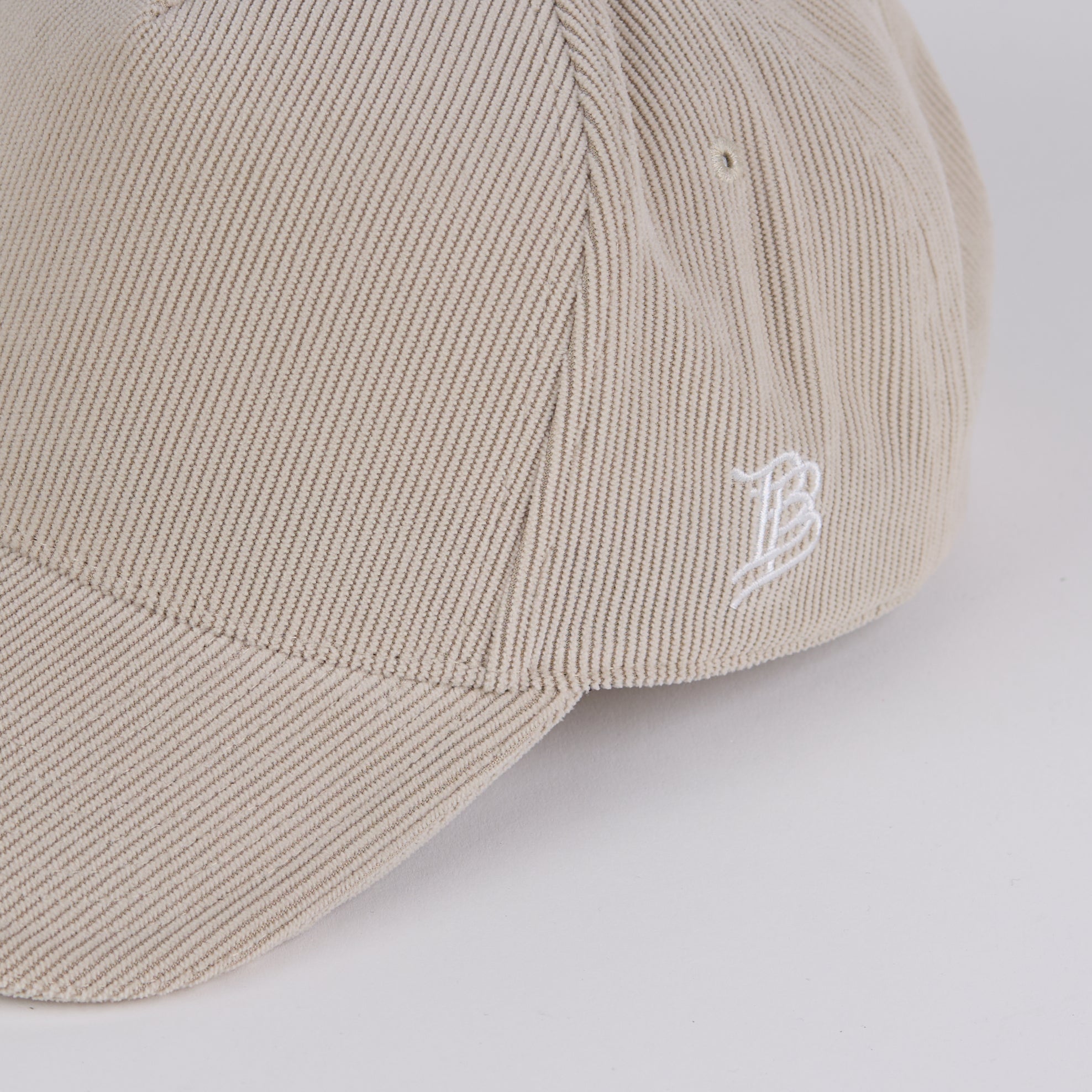 Curved 5 Panel Corduroy Dark Beige