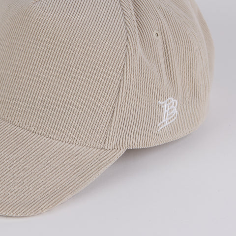 Curved 5 Panel Corduroy Dark Beige
