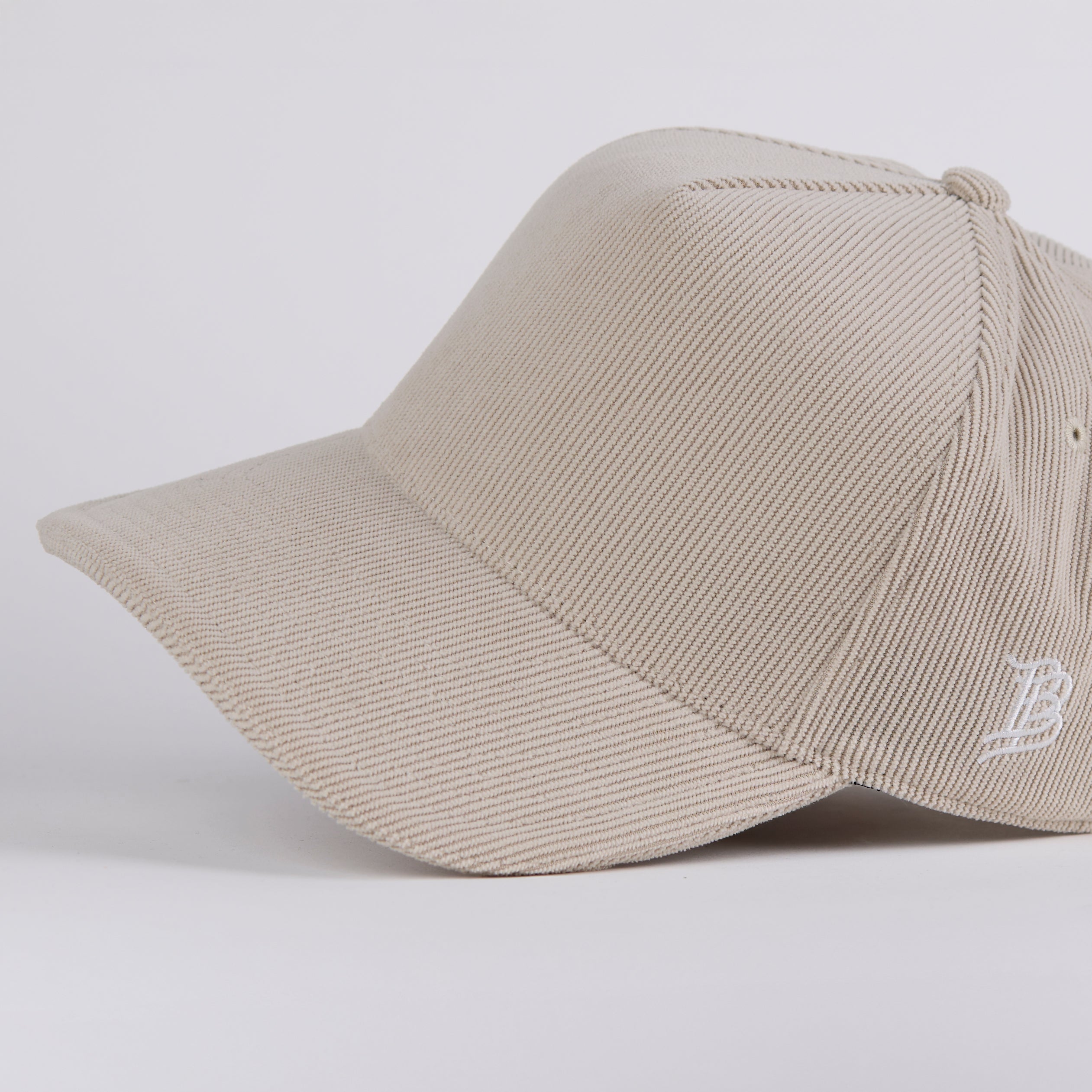 Curved 5 Panel Corduroy Dark Beige